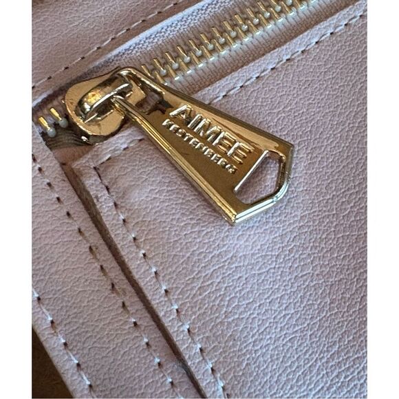 AIMEE KESTENBERG - EUC "Marietta" Flat Bifold Wallet in Blush Pink Vegan Leather - Picture 10 of 12